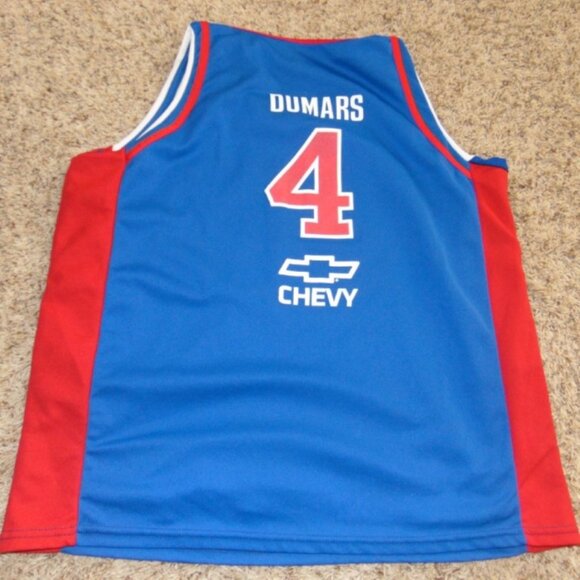 Mens Pistons Dumars Hamilton Reversible Jersey Chevy 50th Anniversary Vintage - Picture 7 of 8